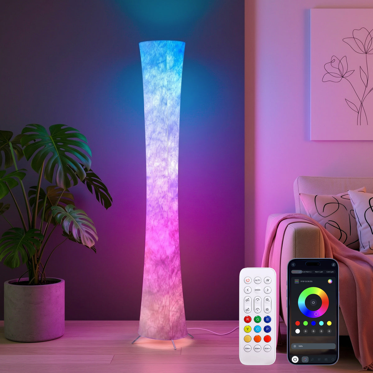 YINGHUOCHONG Smart RGB Floor Lamp | Ambient Lighting