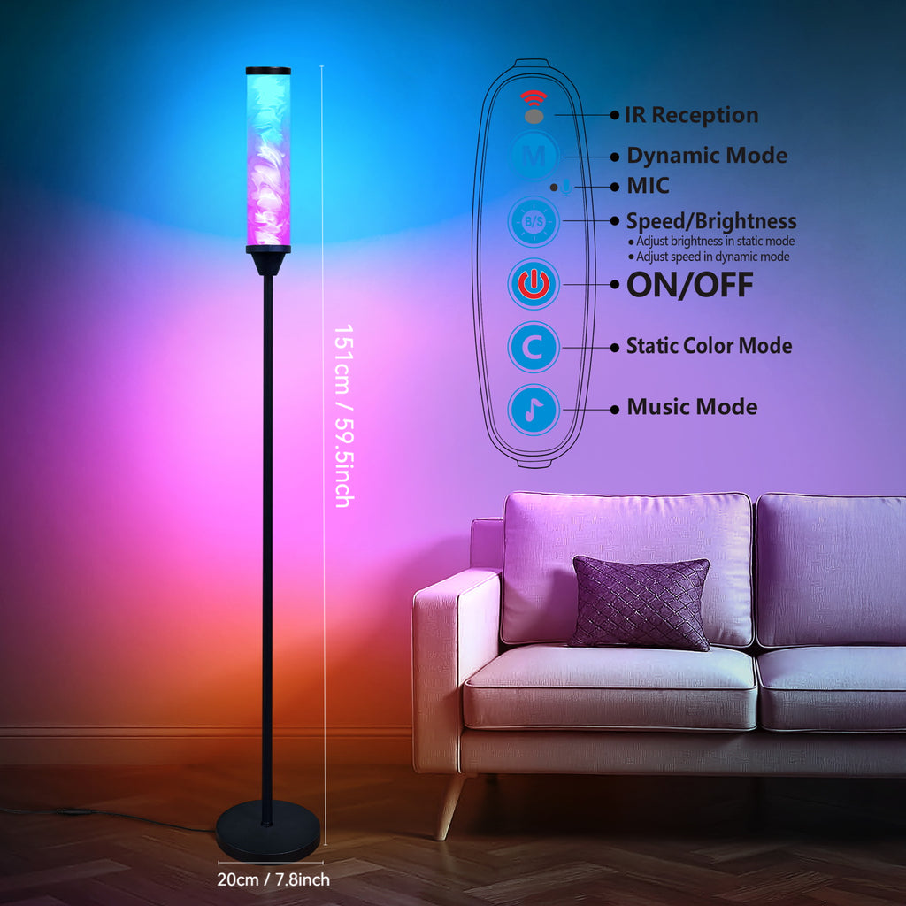 RGB Prism Floor Lamp
