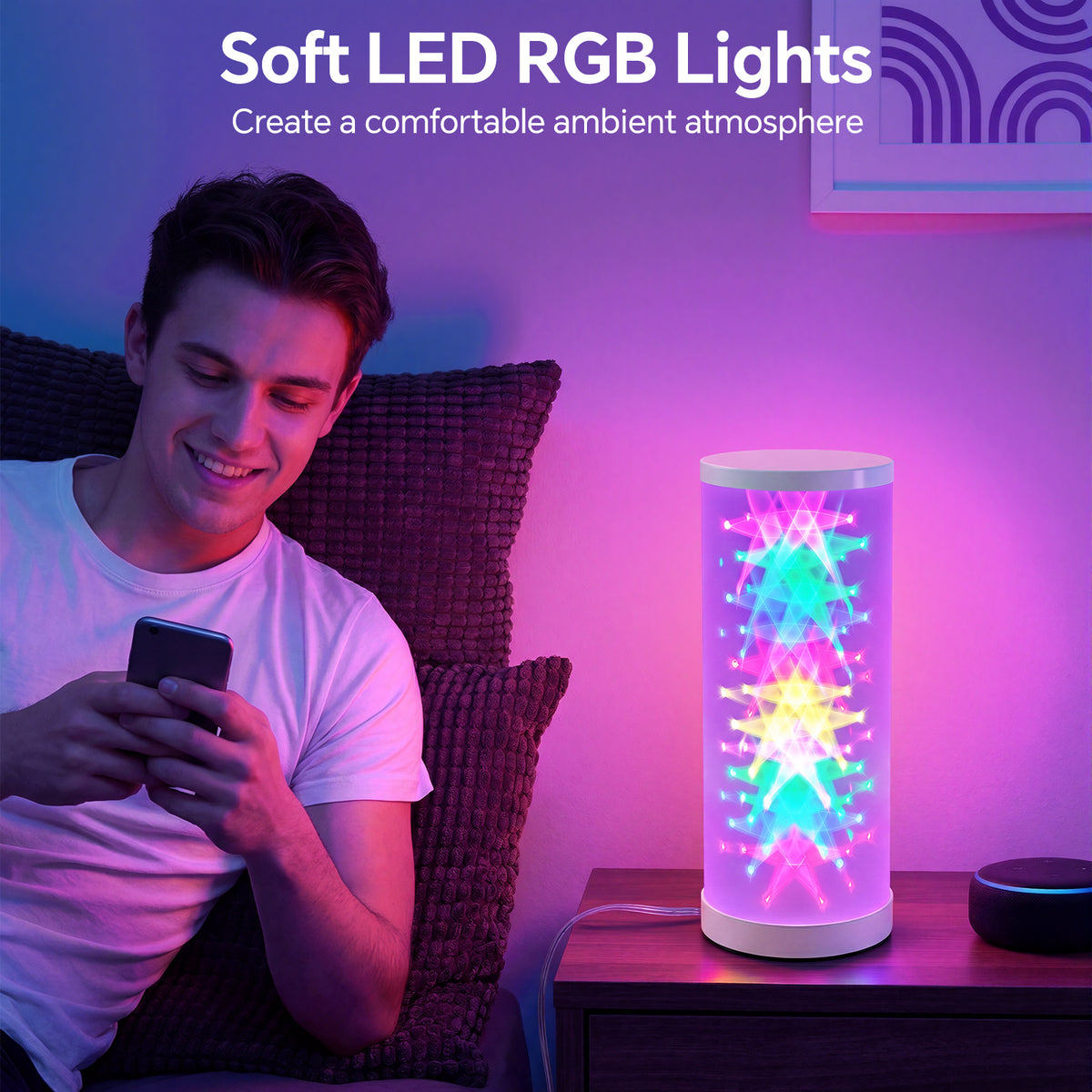 RGB Prism Table Lamp