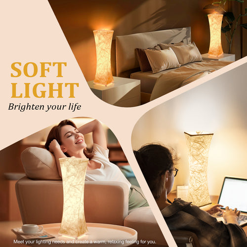 Set of 2 Fabric Table Lamps