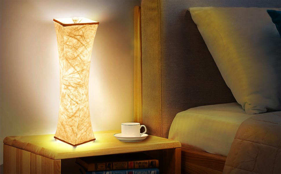 Set of 2 Fabric Table Lamps