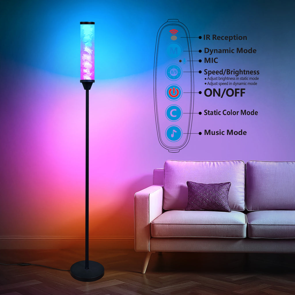 RGB Prism Floor Lamp