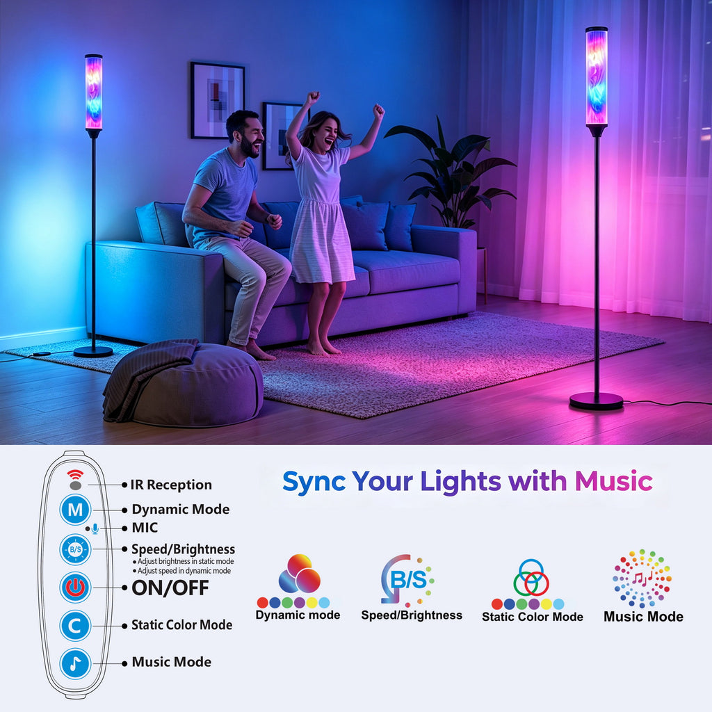 RGB Prism Floor Lamp